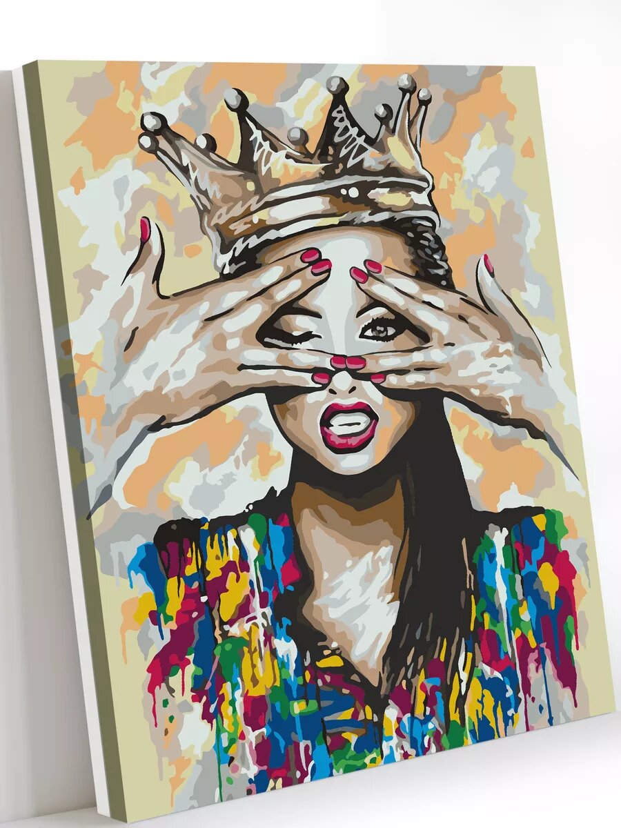 Картина по номерам Hobby Paint Дерзкая красотка