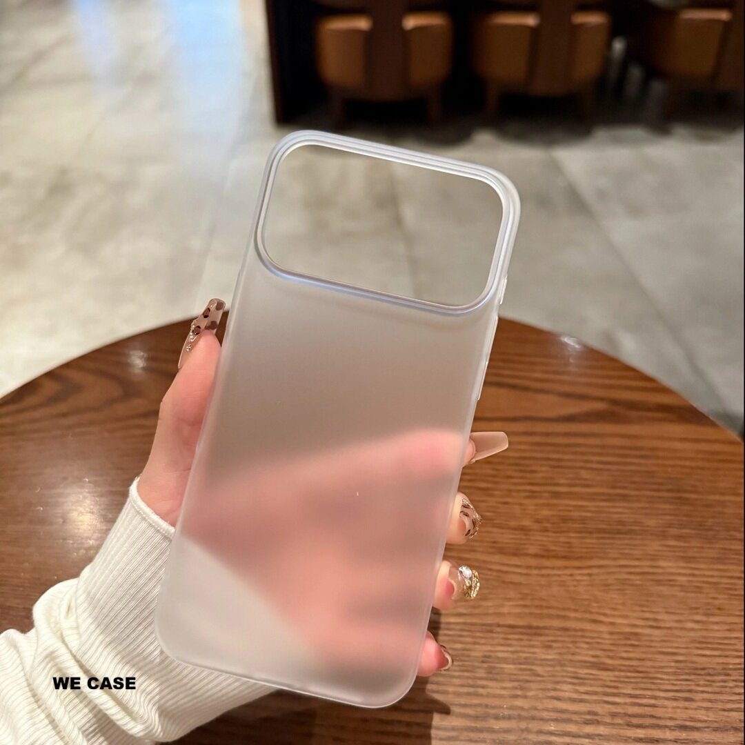 Чехол прозрачный, для iPhone 17 Pro Max, матовый, противоударный