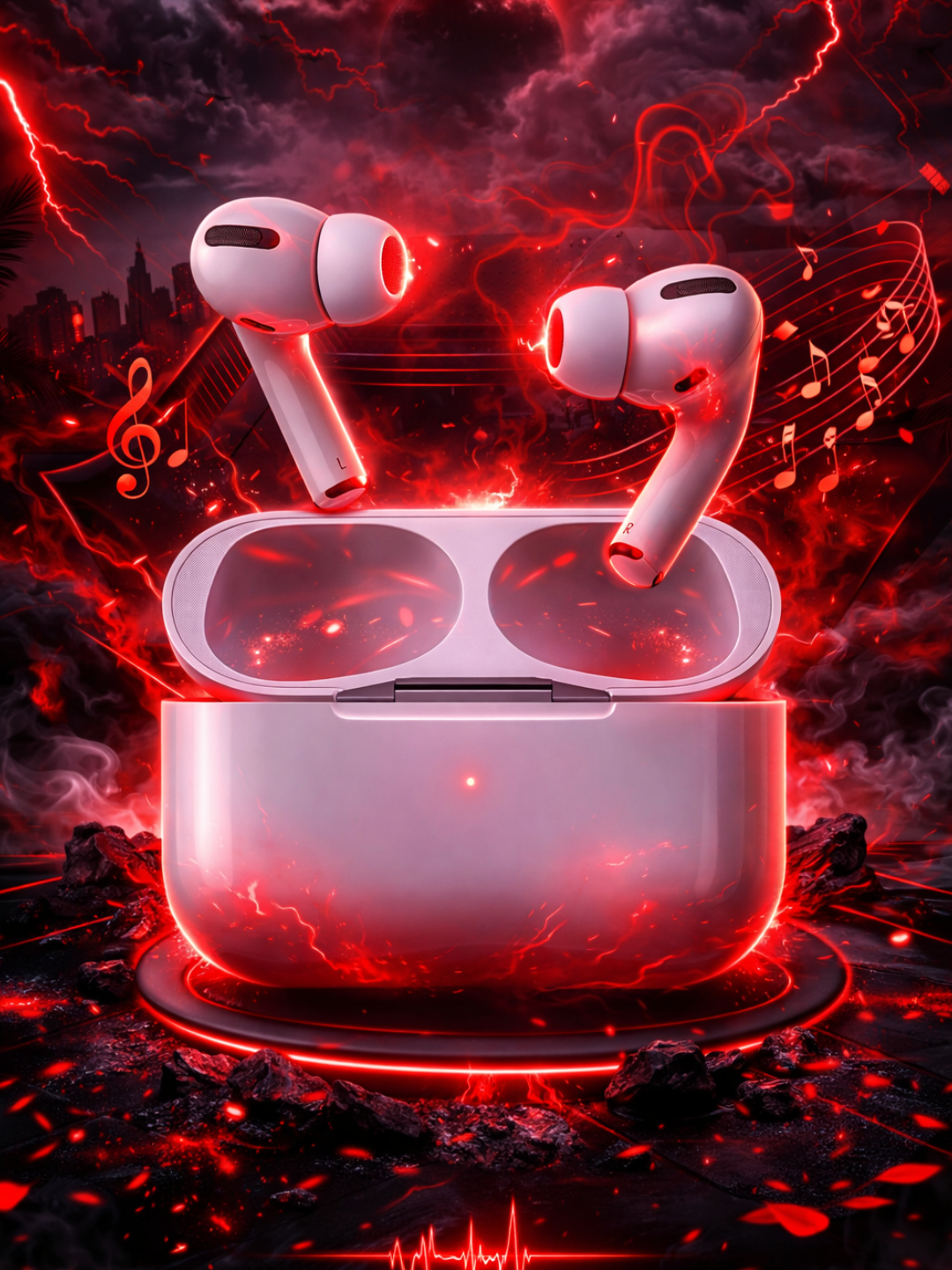 Беспроводные Наушники Apple AirPods Pro 2 Premium сенсорное управление, активное шумоподавлениe