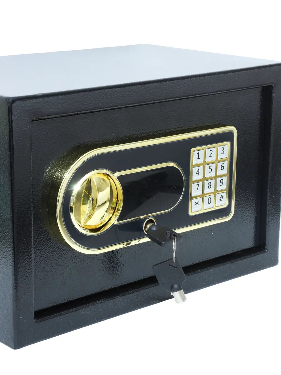 Электронный сейф 31х20х20, для хранения денег и документ — фото 1