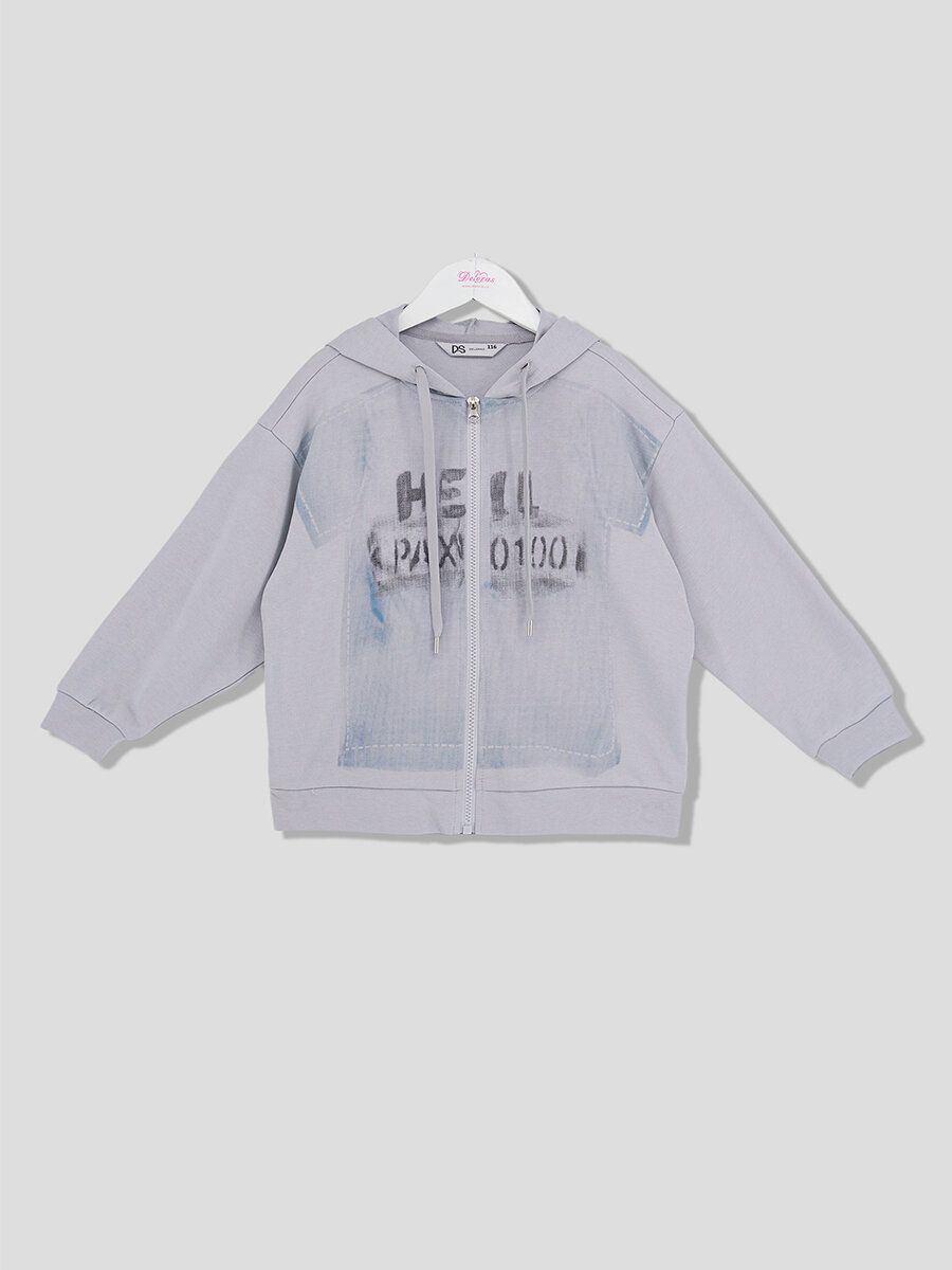 Толстовка Deloras, Серый, 122 — фото 1