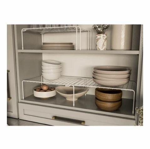 Полка для шкафа 75x25 см KONSENSA сталь цвет белый