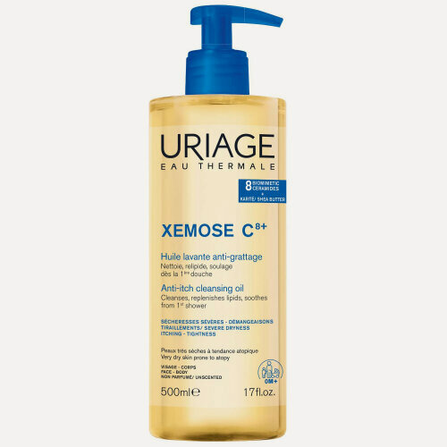 Изображение товара Очищающее масло для душа Uriage Xemose успокаивающее, 500 мл