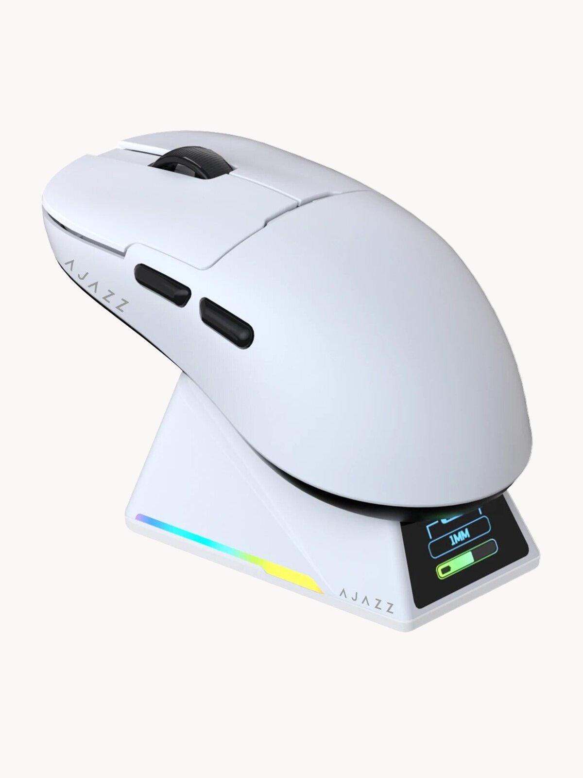 Беспроводная игровая мышь AJAZZ AJ159, AJ159P APEX, 2,4 ГГц, USB, Bluetooth, 2,4 ГГц, 26000 DPI, AJ159APEX, белый