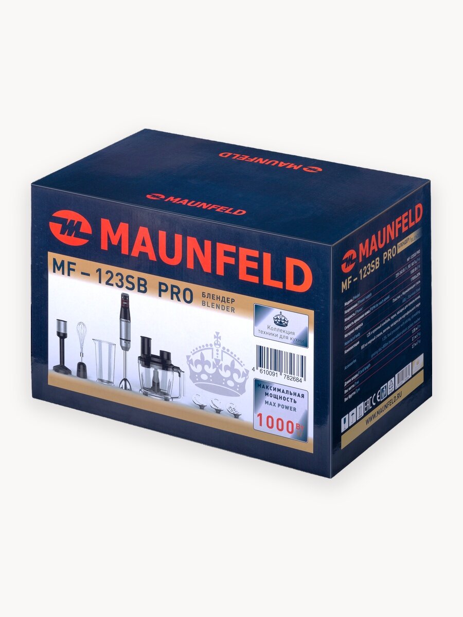 Блендер погружной MAUNFELD MF-123SB PRO