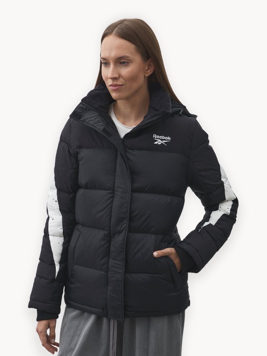 Пуховик Reebok Virmna, размер L INT, черный