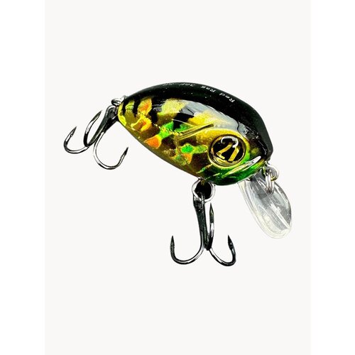 Воблер крэнк Фэт RED RAG 36F-SR на голавль, берш, жерех, щуку, окунь, голавль