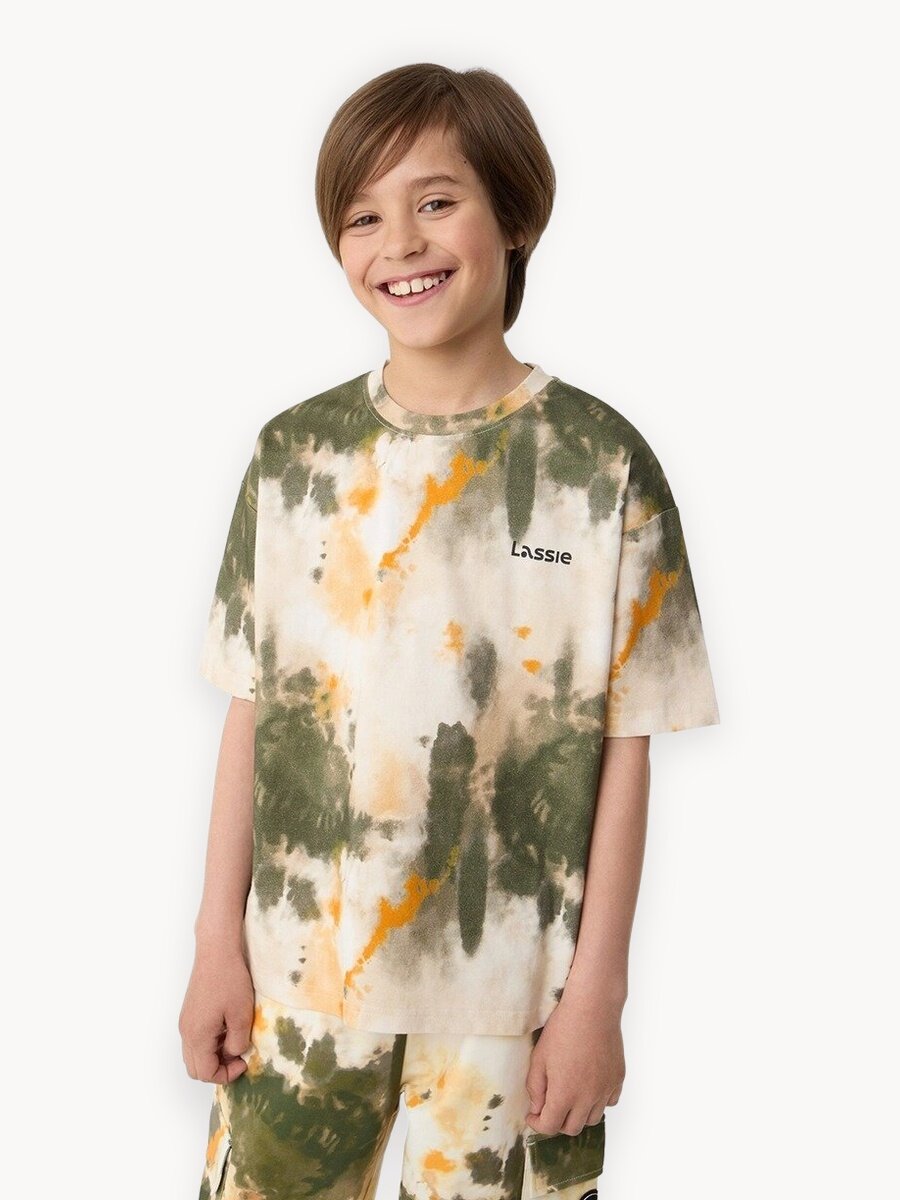 Футболка Lassie Apina, размер 146, молочный