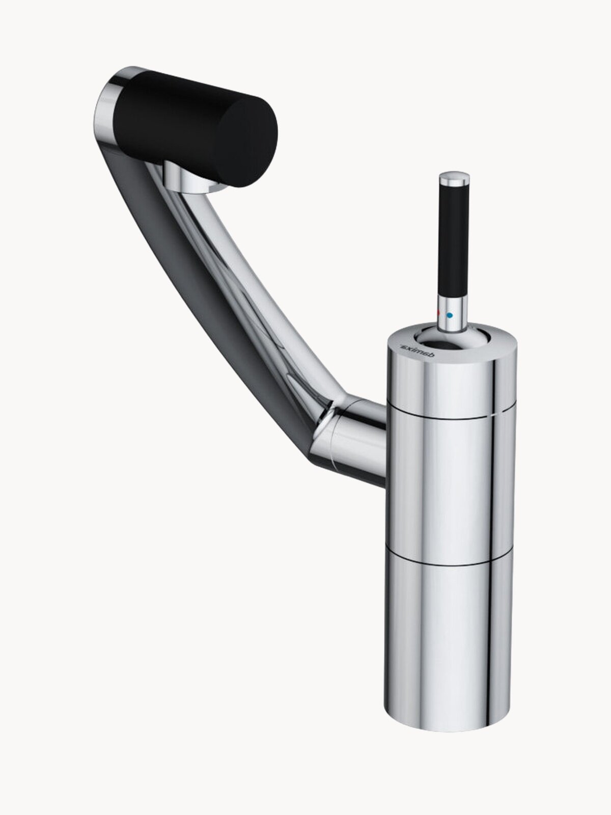 Смеситель для кухни Damixa Arc хром, с вращением в трёх плоскостях на 360 градусов, керамический картридж Light Flow