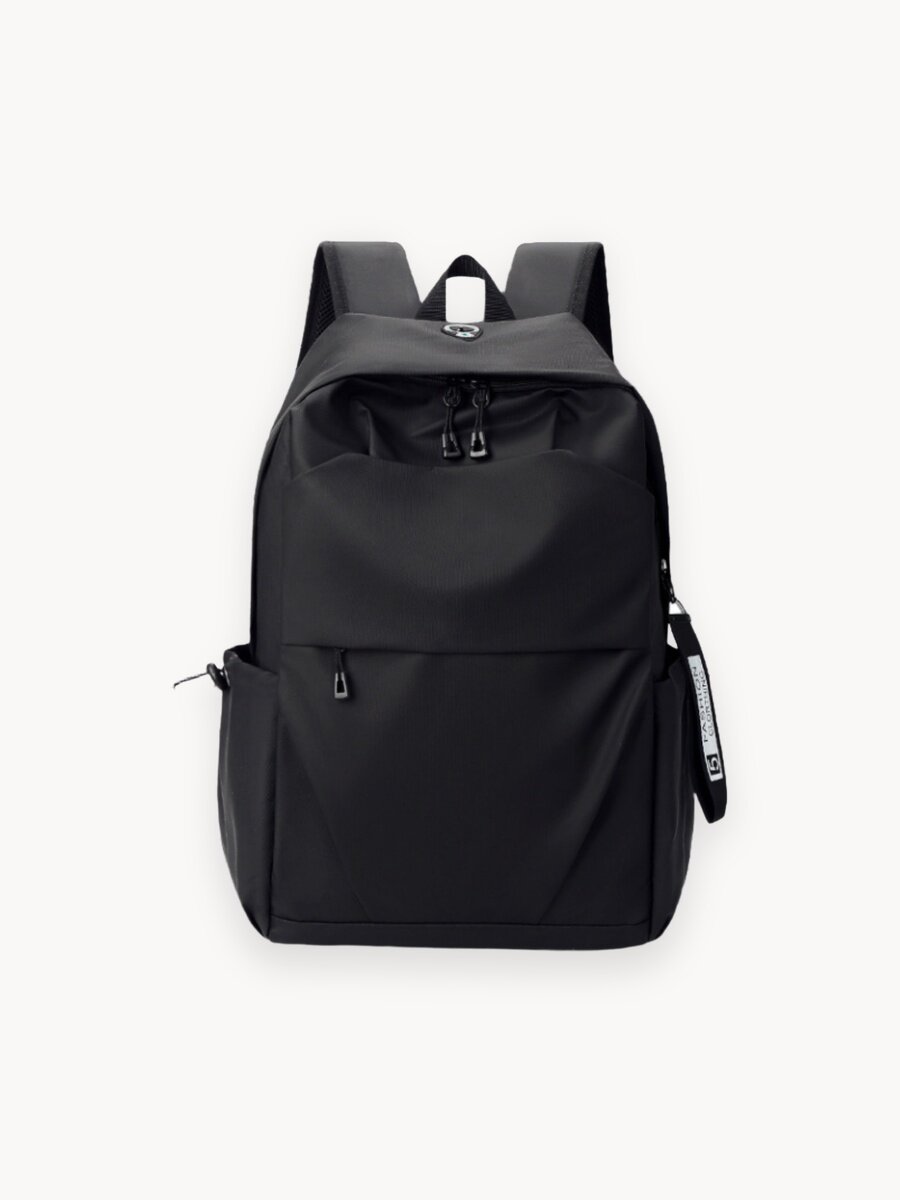 Рюкзак мужской, городской, минималистичный дизайн, 20 литров, цвет чёрный