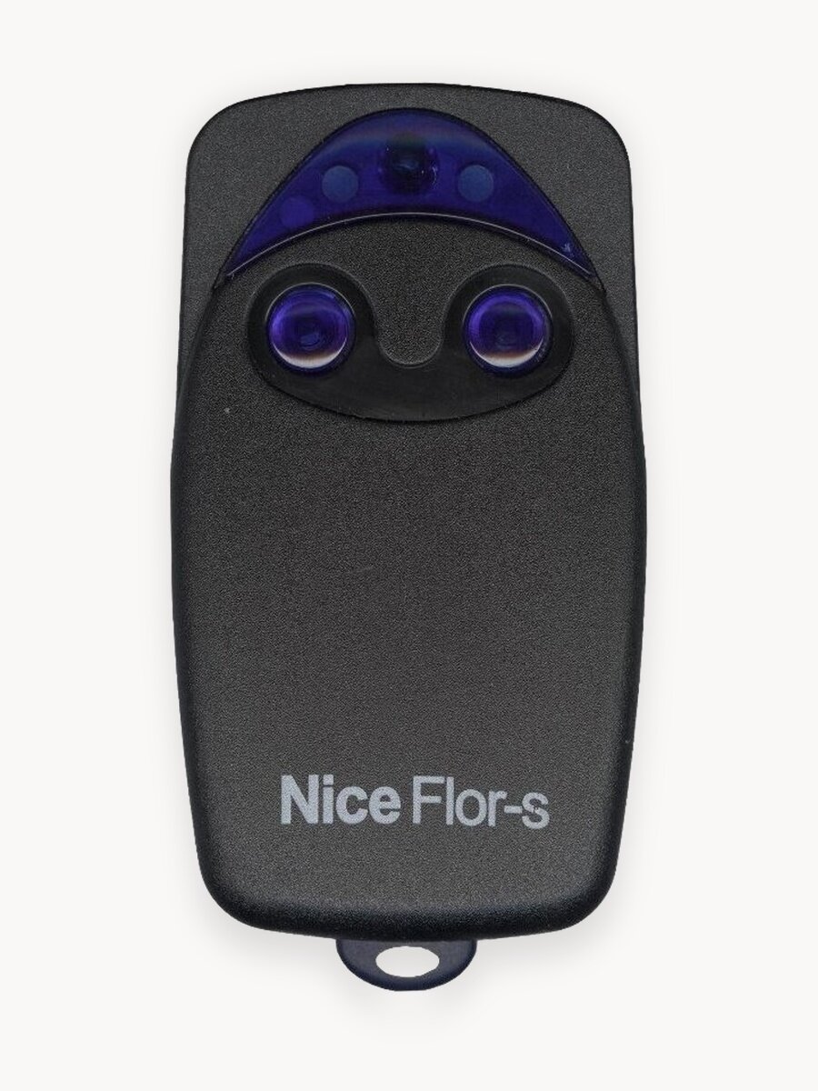 Пульт NICE FLOR-S (FLO2R-S) для ворот, шлагбаумов, роллет, маркиз. Двухканальный. Динамический код. Частота 433 МГц