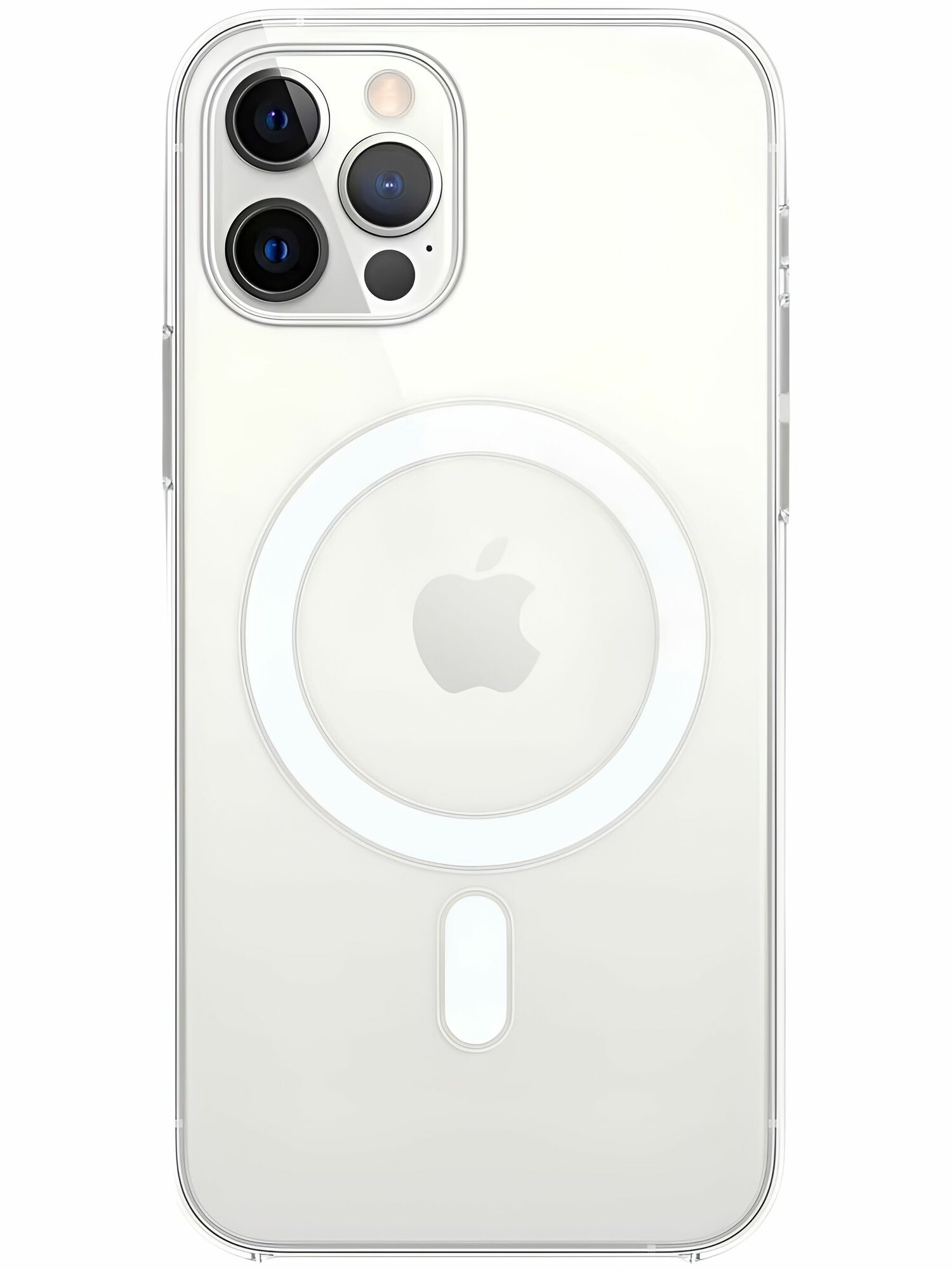 Чехол Clear case для iPhone 12 Pro / iPhone 12 c поддержкой MagSafe