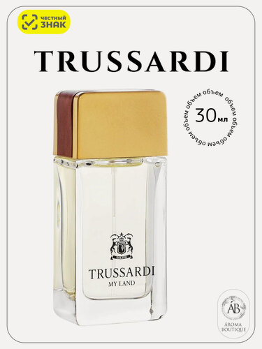 Изображение товара Туалетная вода для мужчин Trussardi "My Land" Eau De Toilette 30 мл
