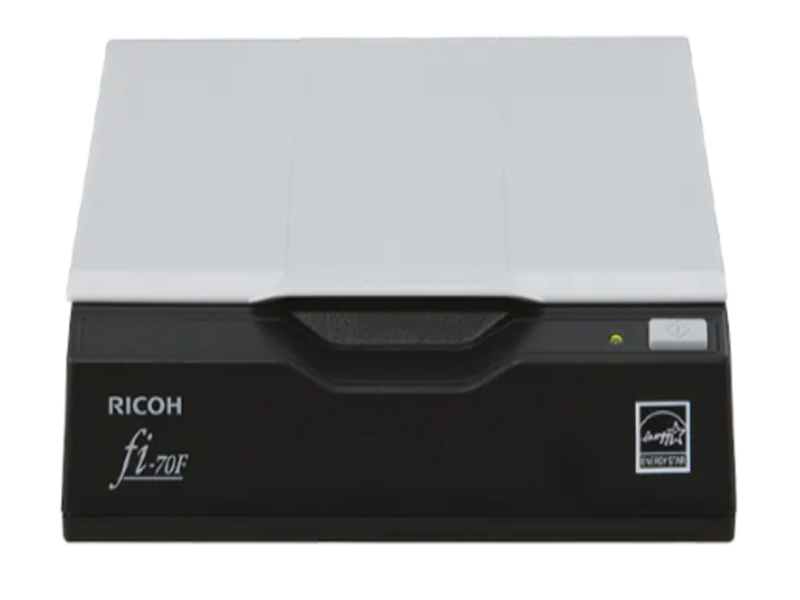 Сканер Ricoh scanner Fi-70f (сканер паспортов/удостоверений личности, а6, односторонний планшетный блок, USB 2.0, светодиодная подсветка) ex.Fujitsu scanner fi-65F PA03841-B001