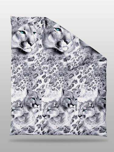 Изображение товара Пододеяльник Василиса 1,5-спальный 145х215 см, Бязь, хлопок 100%, Пумы