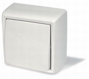Выключатель 1 клавишный А1 10 041 открытой установки  REONE 