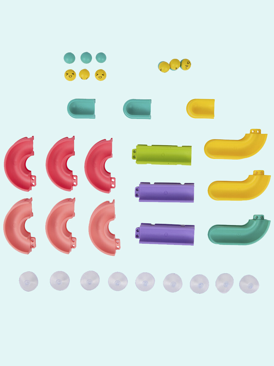 Игрушка Трек-конструктор для ванной (30 дет) для детей от 3 лет — фото 1