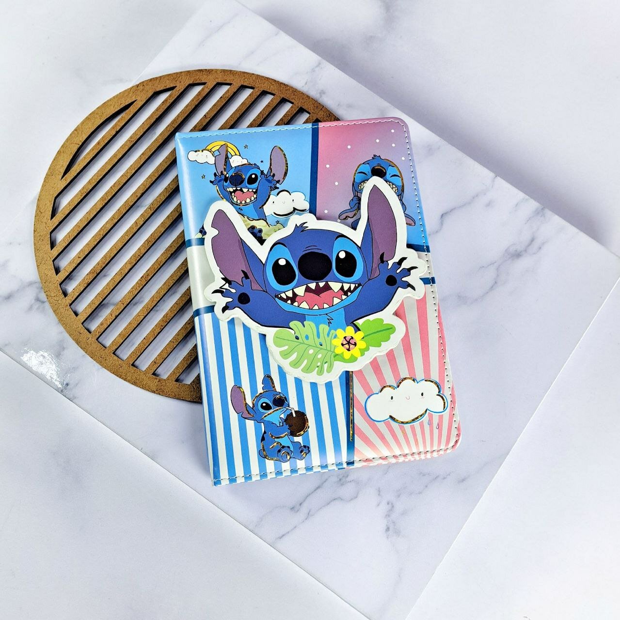 Блокнот "Stich Planner", премиум-класс, A6, дизайнерская бумага