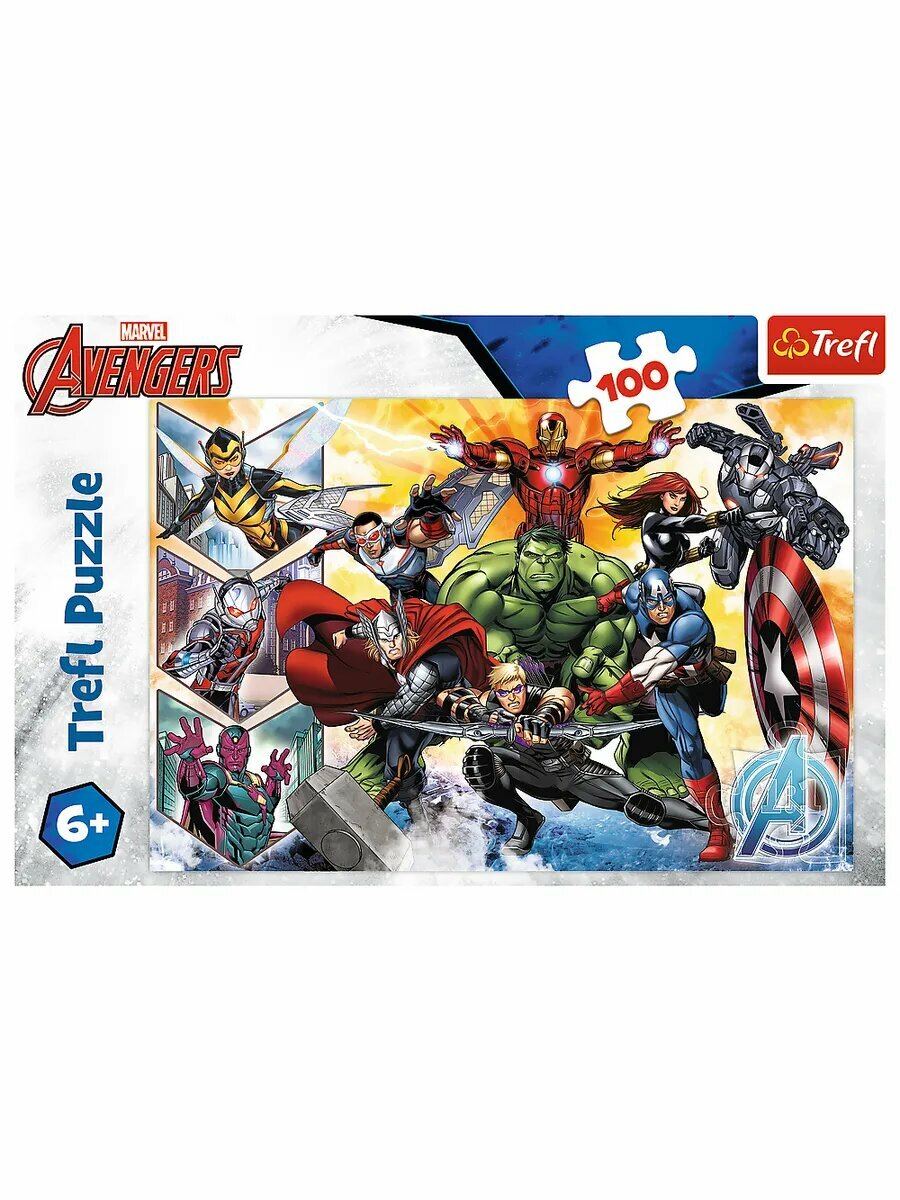Trefl Сила Мстителей, 100 дет, — фото 1