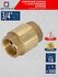 Обратный клапан пружинный СТМ CBCV0 муфтовый (ВР/ВР), латунь  