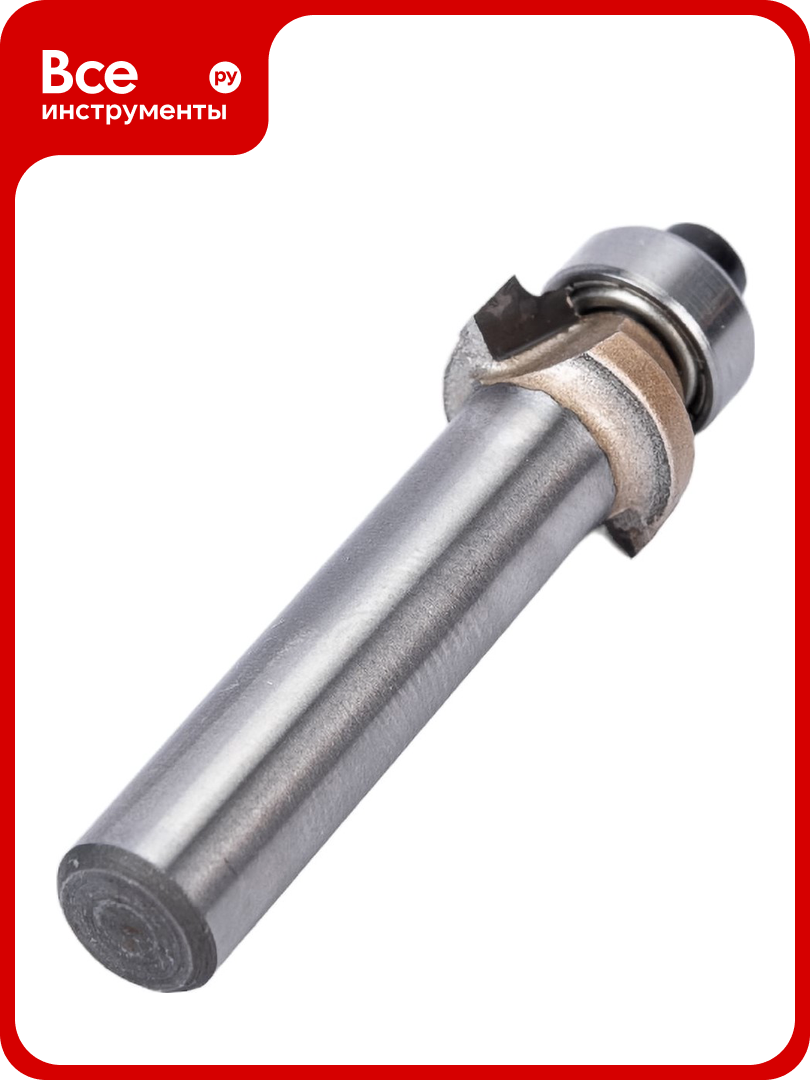 Фреза по дереву кромочная калевочная (14х5 мм; R2 мм; хвостовик 8 мм) Strong СТФ-10171405