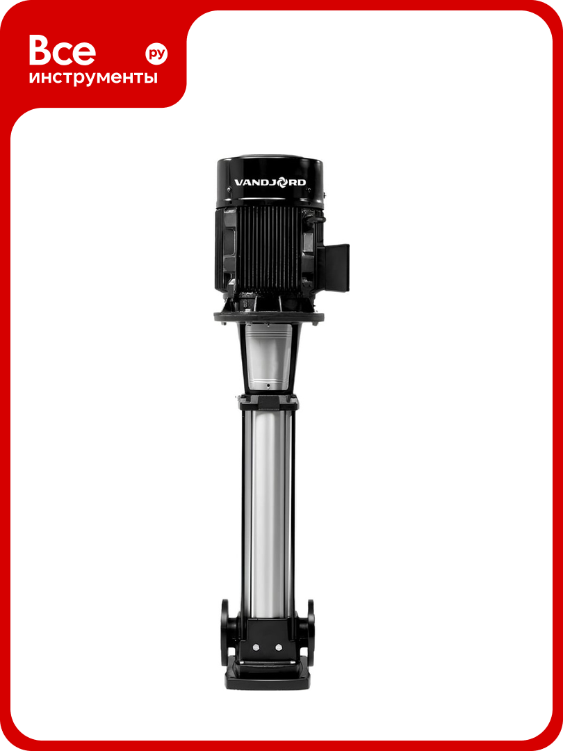 Многоступенчатый вертикальный насос VANDJORD CRV 3-6A A-D-E-HQQE-A 055 кВт 74113005