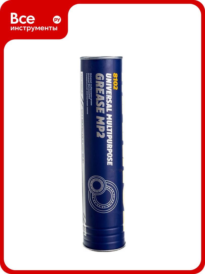 Многоцелевая густая смазка MANNOL MP-2 Universal Multipurpose Grease MP2, 400 гр. 2104