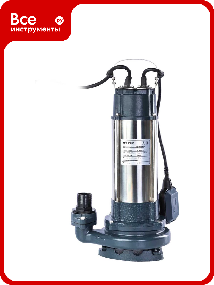 Дренажный насос Unipump FEKAPUMP V 1100F 33422