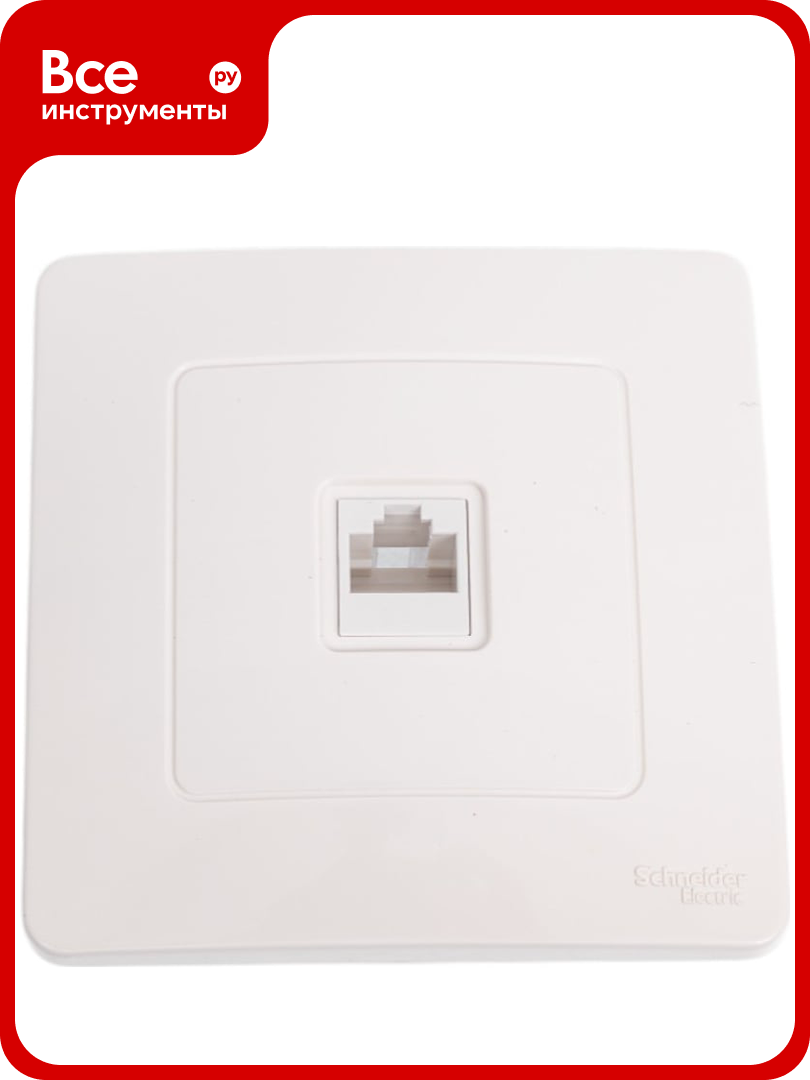 Компьютерная розетка Systeme Electric BLANCA RJ45 категория 5E молочный BLNIS045002