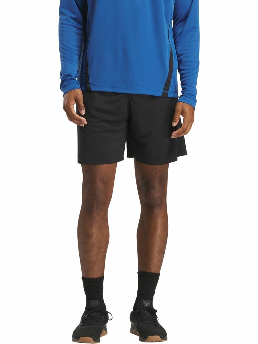Шорты спортивные Reebok Id Train Knit Short, размер 2XL INT, черный