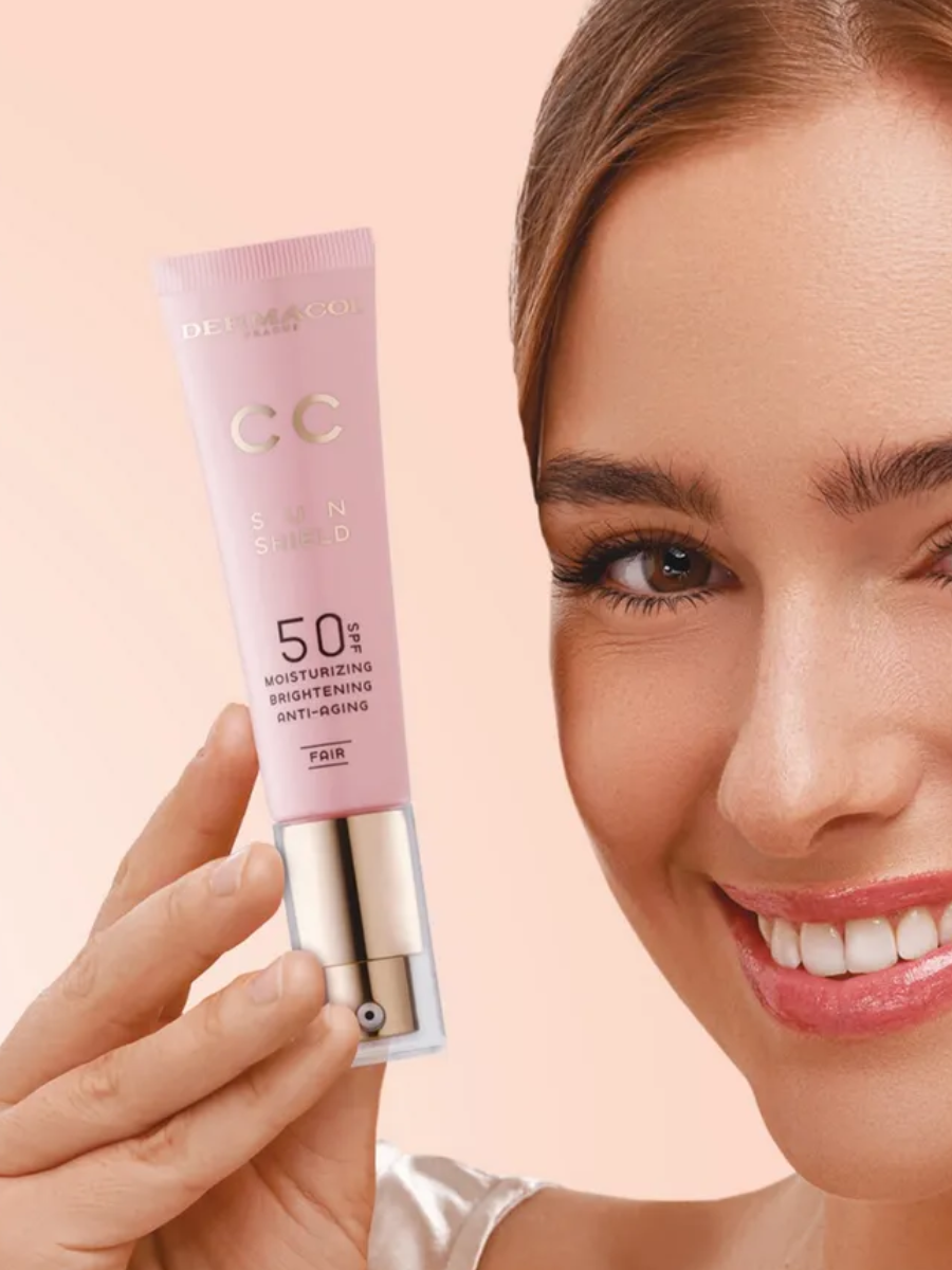 Тональный крем Dermacol CC Sun SPF 50, светло-бежевый, 30 мл