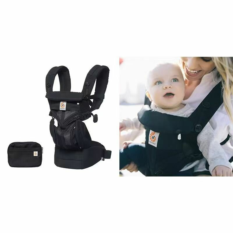 Переноска для детей Ergobaby OMNI 360 Cool Air Mesh из полиэстера, цвет Pearl Grey, с инструкцией в комплекте