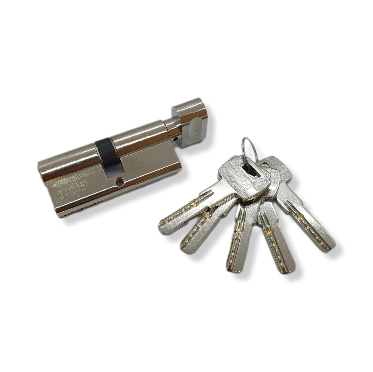 Цилиндровый механизм Apecs (Апекс) SM-70-Z-C-Ni (M 70 ZСN)