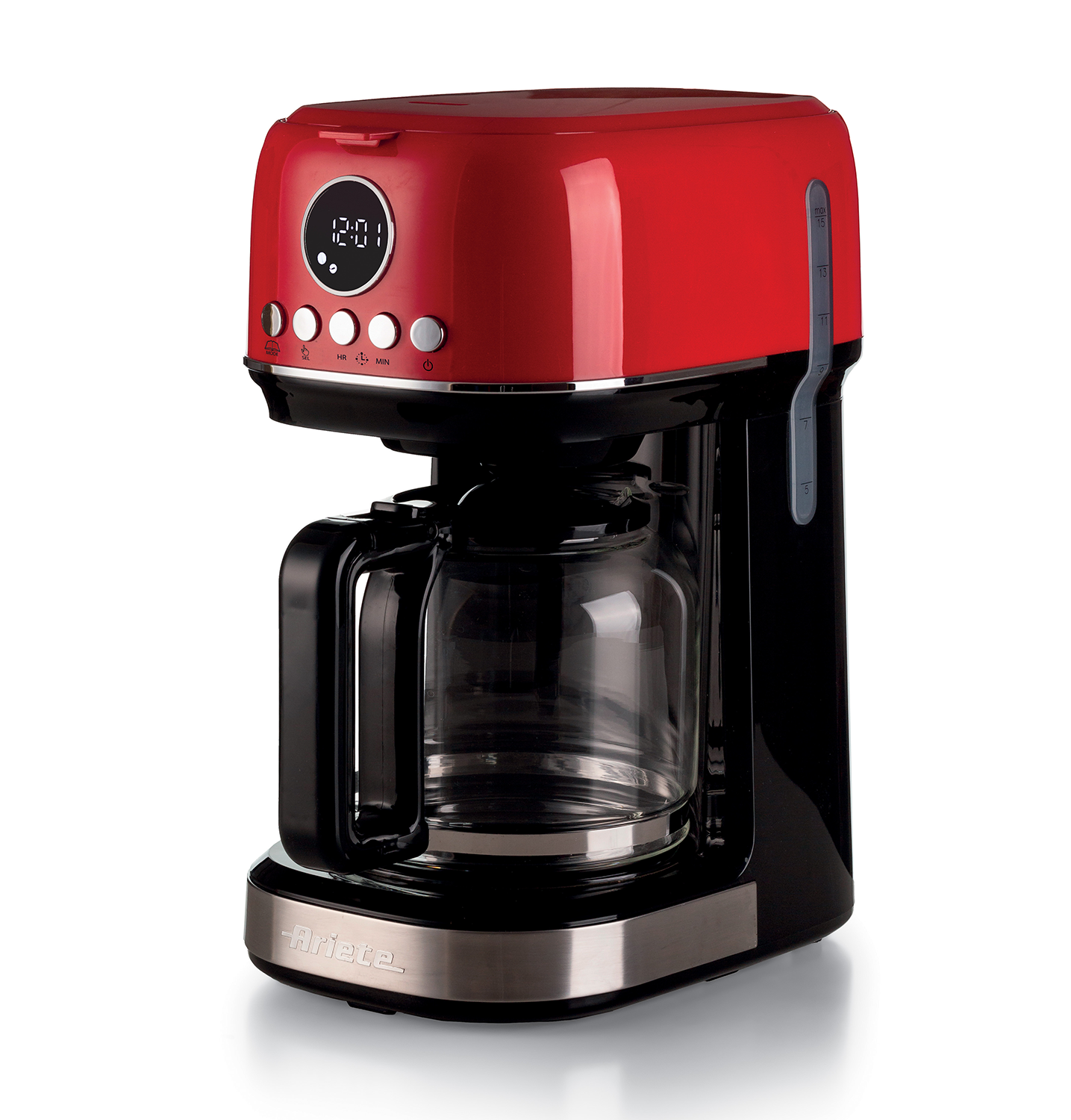 Кофеварка капельная Ariete Moderna 1396/00 до 15 чашек дисплей красный (00M139600AR0)