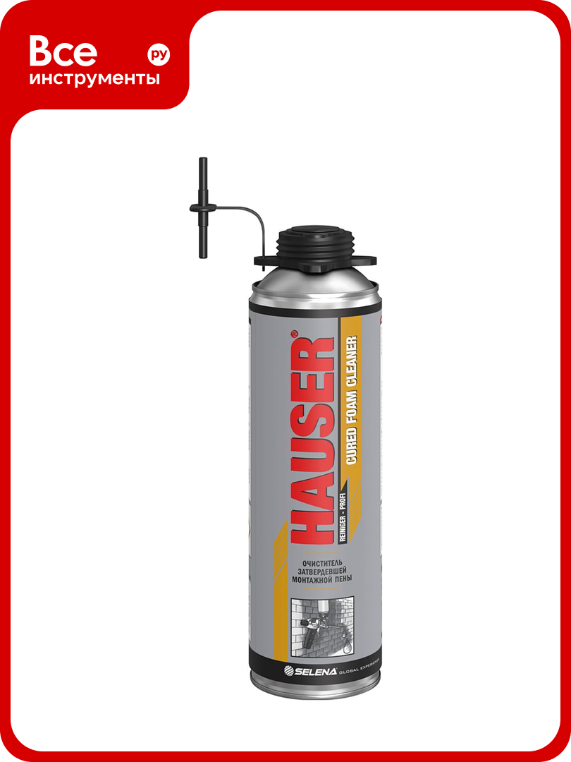 Очиститель застывшей пены Tytan HAUSER 420 г 243707 с большинства поверхностей