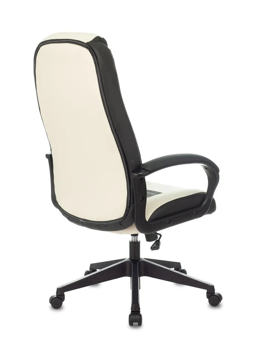 Кресло игровое 8 белый/черный — фото 1