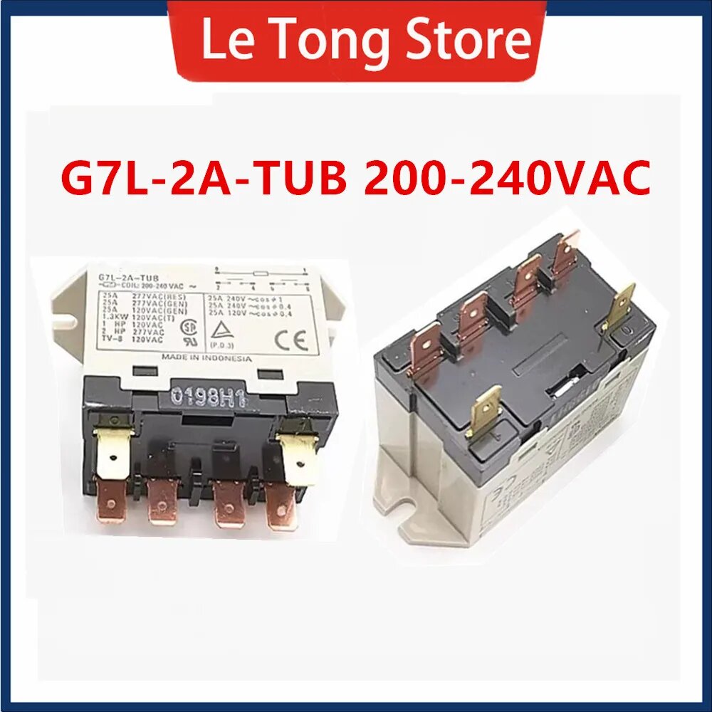 Силовое реле G7L-2A-TUB 200-240VAC, 24VDC