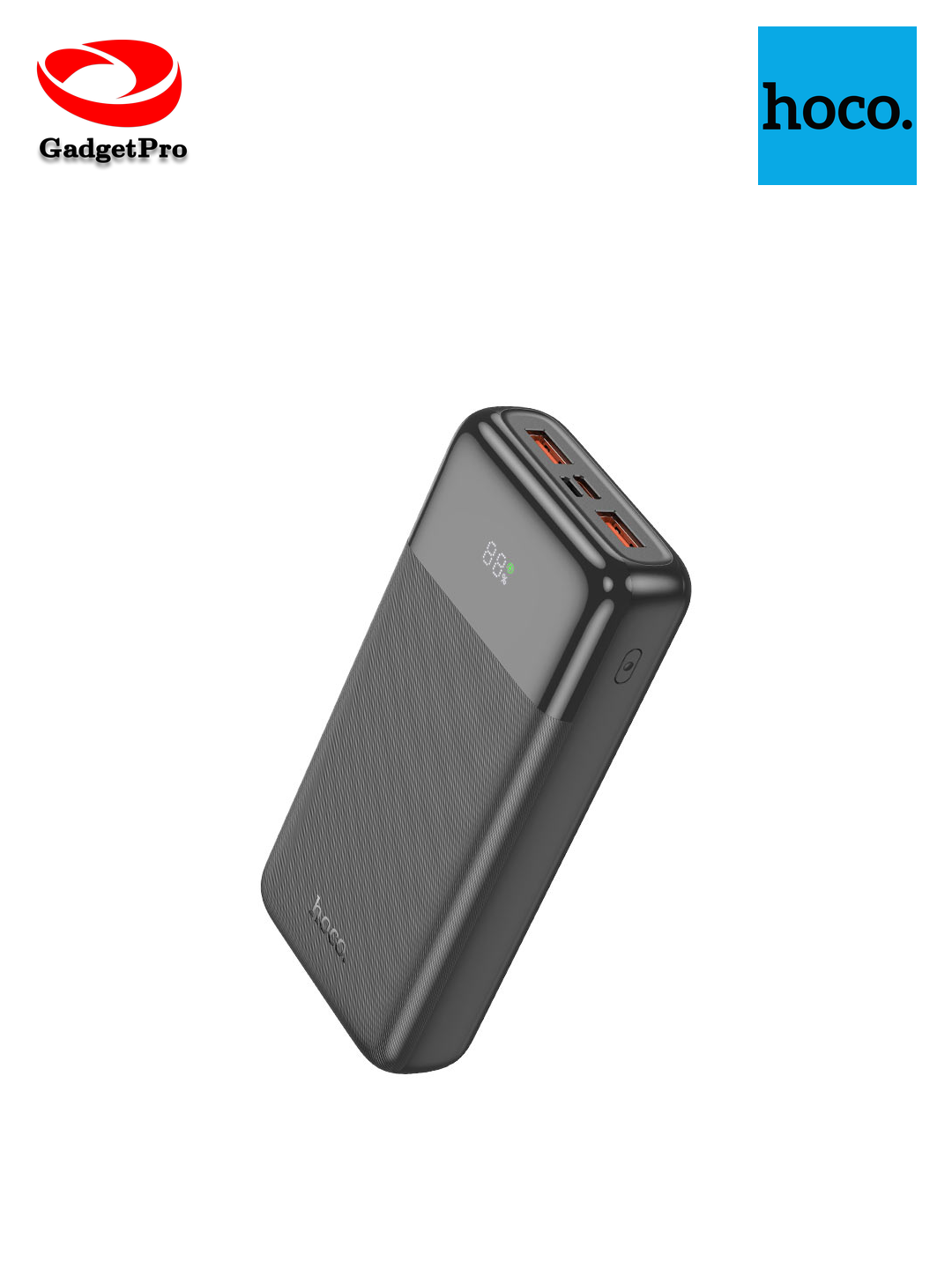 Портативный аккумулятор Hoco J121A 20000mAh Black: надежный внешний аккумулятор для телефона