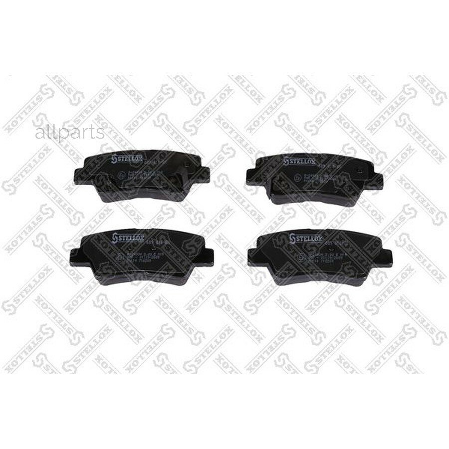 STELLOX 689010SX колодки дисковые задние!\ Hyundai Elantra AD/Avante AD 1.6/2.0/1.6D 15>