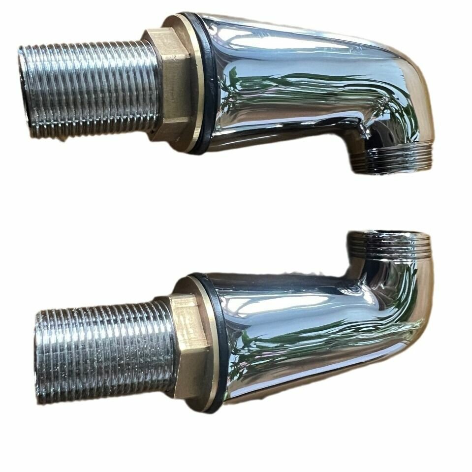 Уголки сантехнические латунь для смесителя для ванны диаметр 3.4