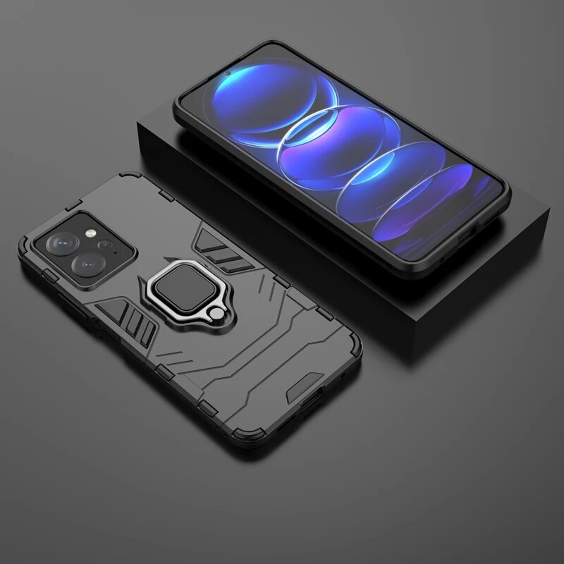 Чехол для Xiaomi Redmi Note 12 4G, противоударные армированные чехлы для телефонов Черный, Black