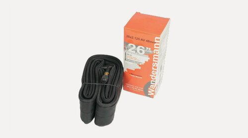 Изображение товара Камера велосипедная, размер 26 дюймов, бутил, черная, 1 шт в упаковке