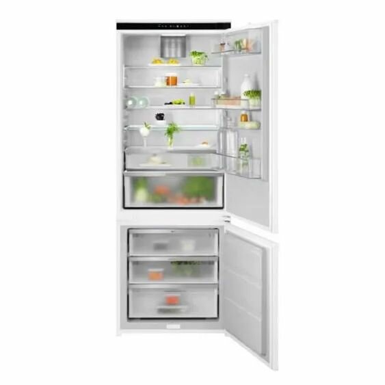 Встраиваемый холодильник ELECTROLUX ENP7TD75S комбинированный No Frost, 1884x696x549, сенсорное управление с символьным дисплеем