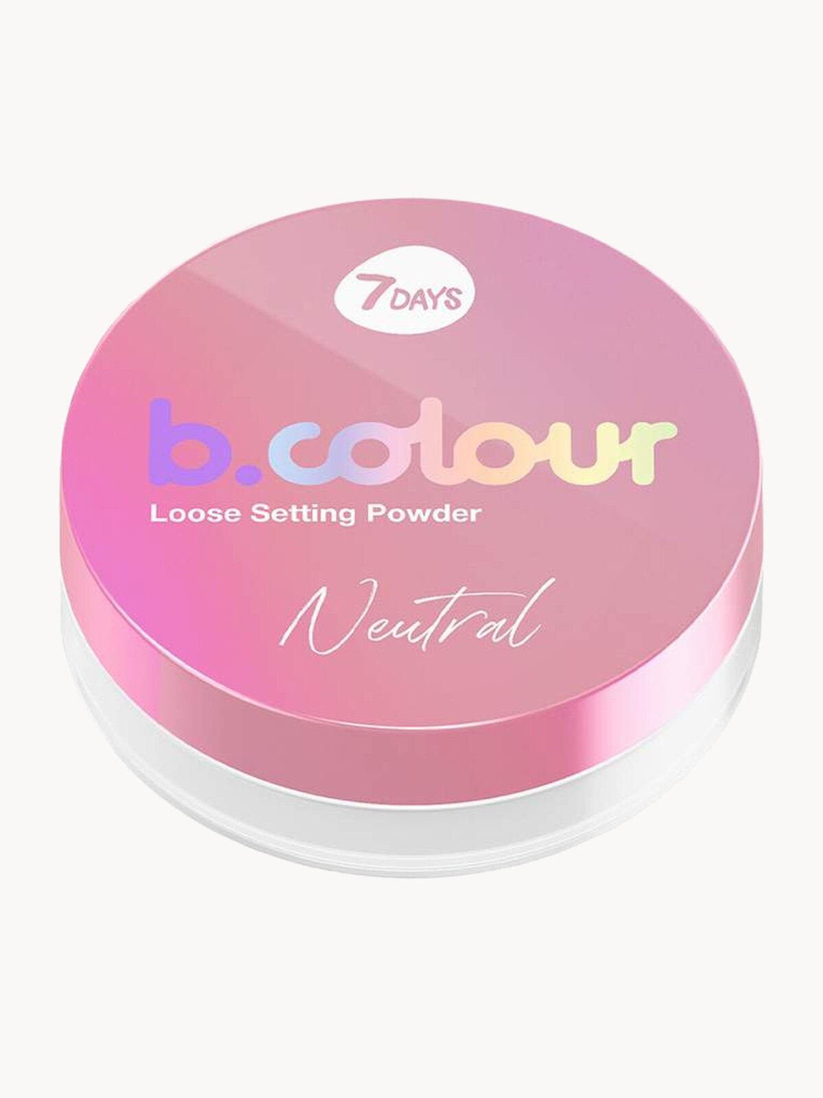 7DAYS Пудра для лица минеральная матирующая рассыпчатая B.COLOUR, 01 NEUTRAL