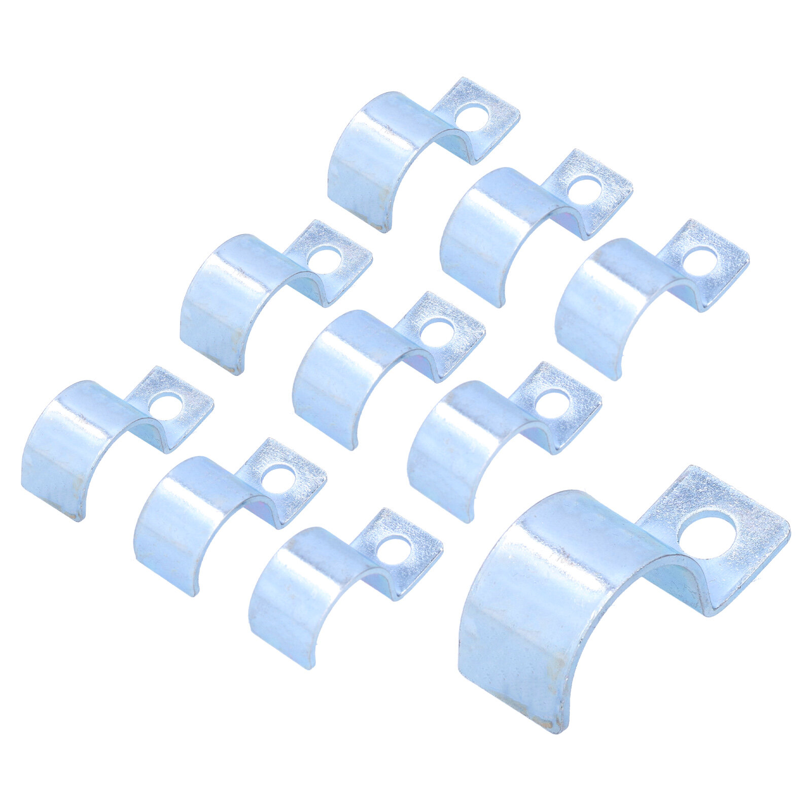 Хомут для труб типа P из нержавеющей стали 304 прочный устойчивый к коррозии с одним отверстием 18 мм