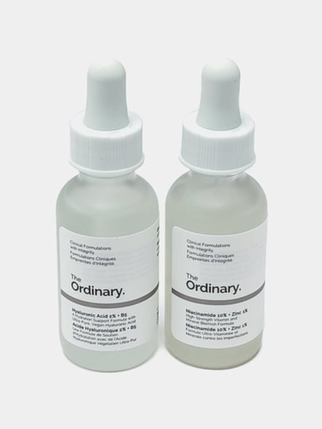 Набор сывороток с ниацинамидом 10% + цинк 1% + гиалуроновая кислота 2% + В5