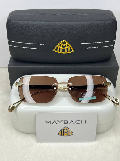 Солнцезащитные очки MAYBACH, коричневый — фото 1