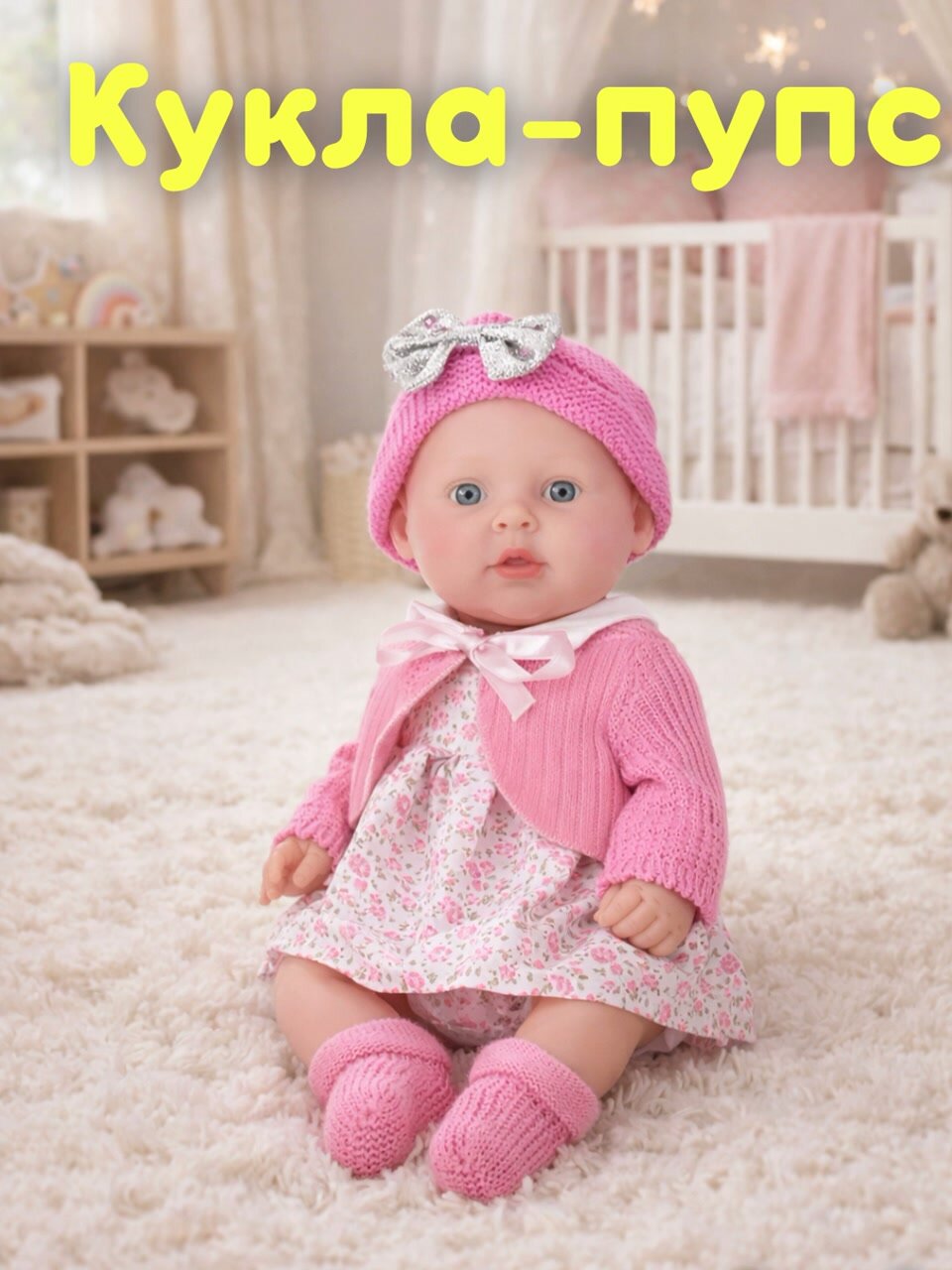 Детская игрушка пупс, кукла, игрушка для детей, кукла-пупс, Бэбибон — фото 1