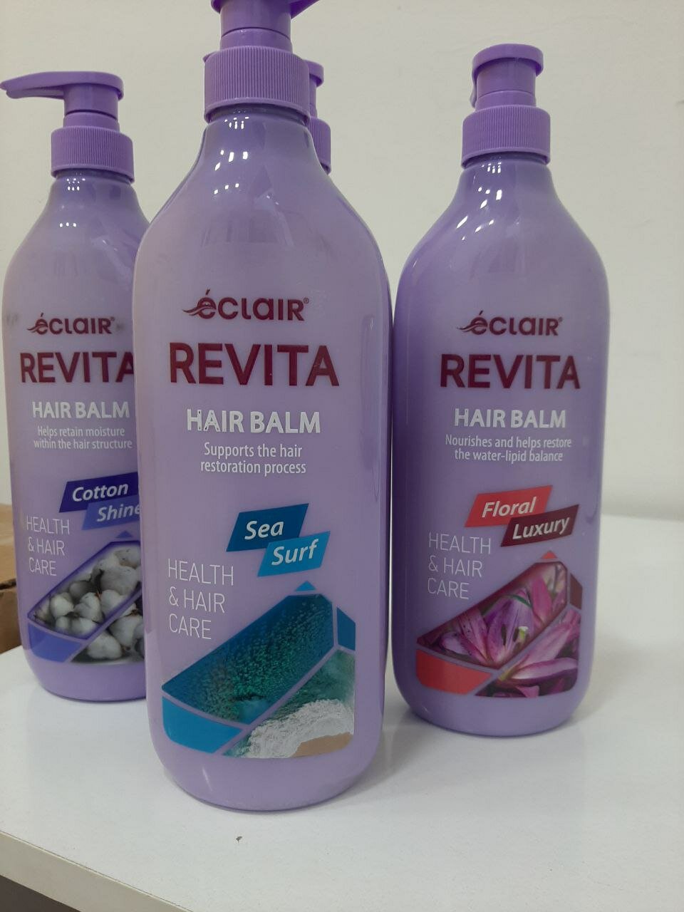 Бальзам для волос Eclair REVITA "SEA SURF", питает волосы, аромат 710 мл