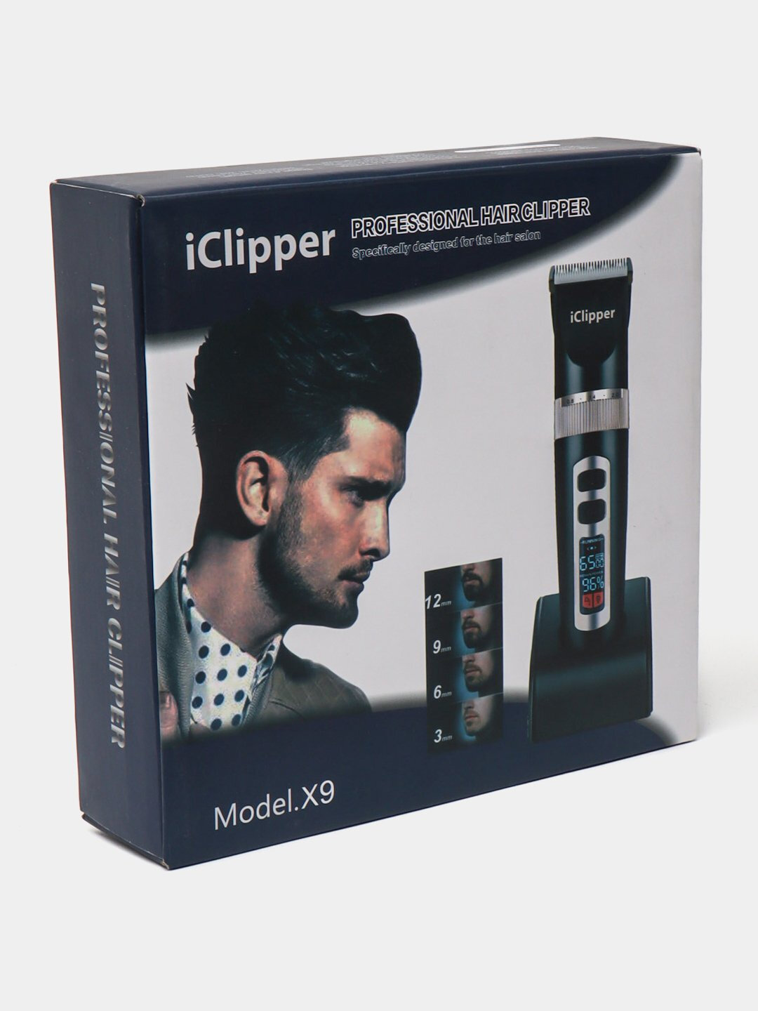 Машинка для стрижки волос и бороды IClipperX9, нержавеющая сталь, 120 мин работы